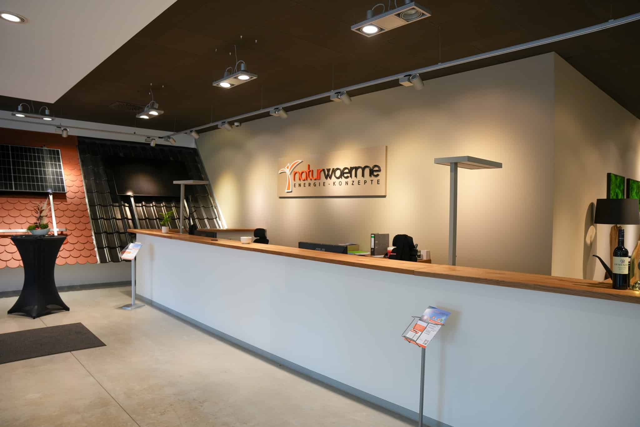 Empfang in der Photovoltaik Ausstellung in Bruchköbel von naturwaerme