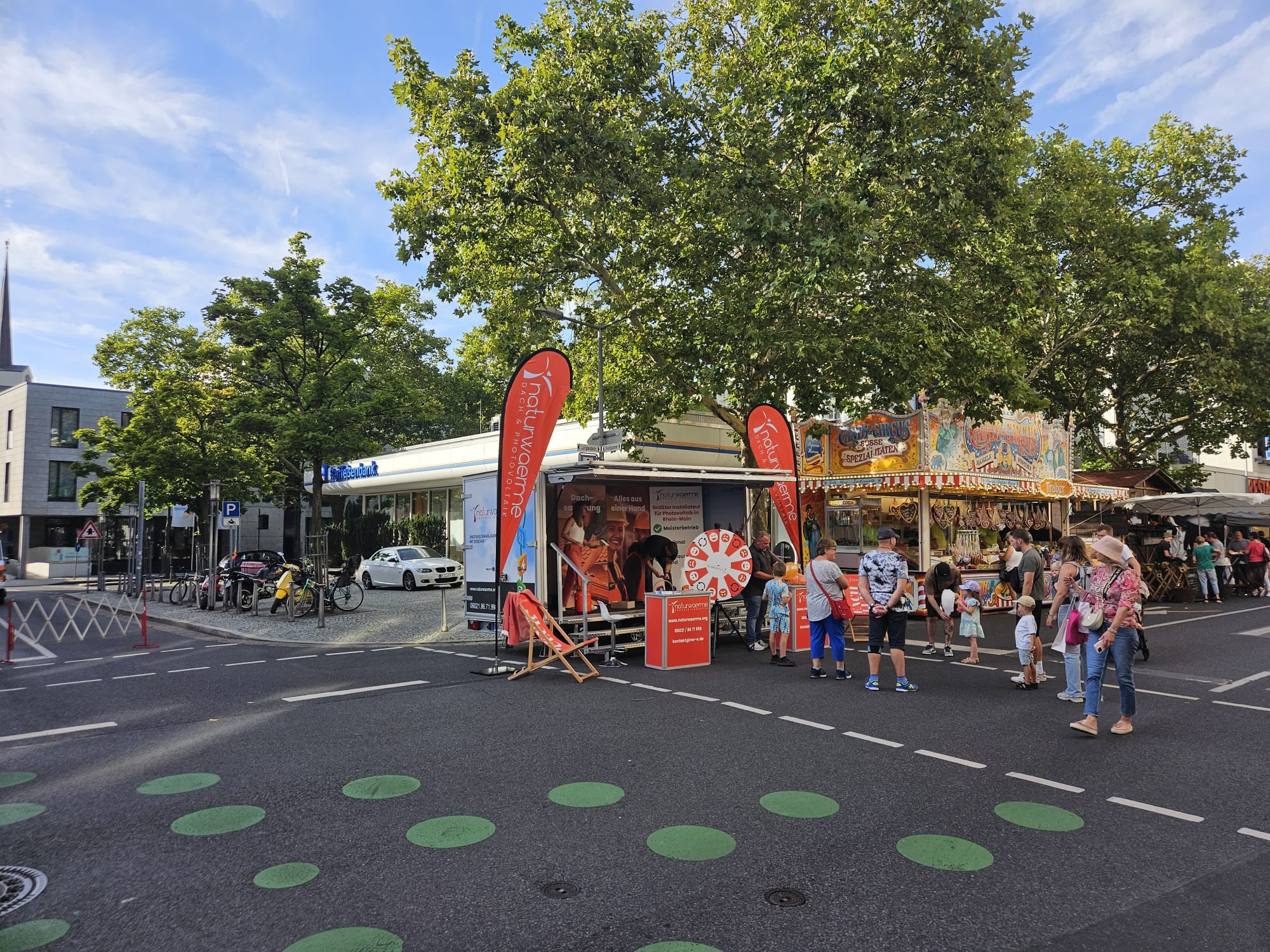 Stadtfest Aschaffenburg-20240823-WA0020 Der naturwaerme Stand auf dem Stadtfest Aschaffenburg