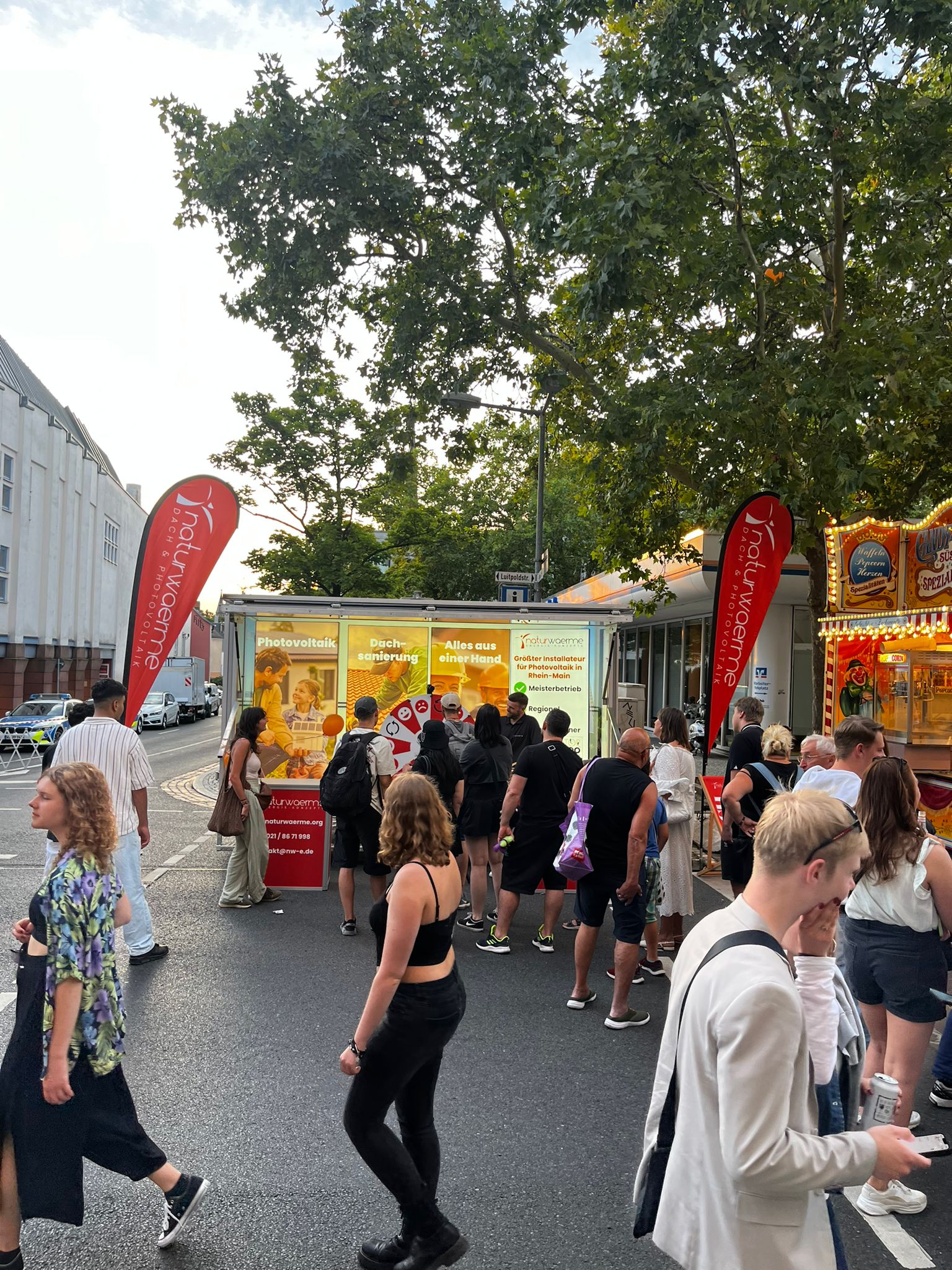 Stadtfest Aschaffenburg-20240823-WA0027 Der naturwaerme Stand auf dem Stadtfest Aschaffenburg