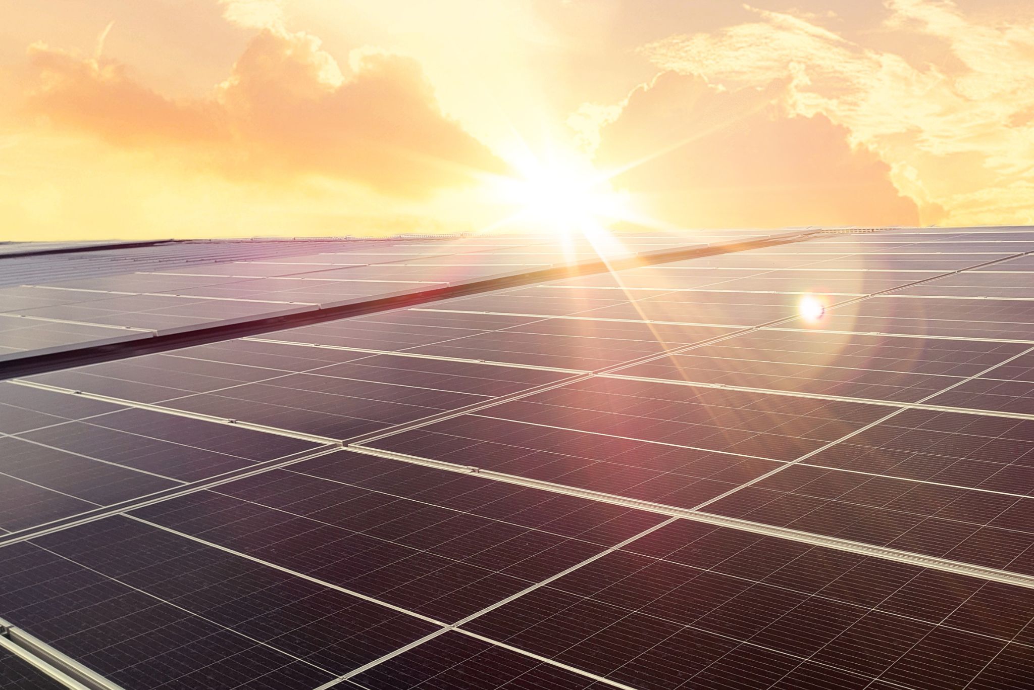 Photovoltaik Sonne Photovoltaik Module in der Sonne