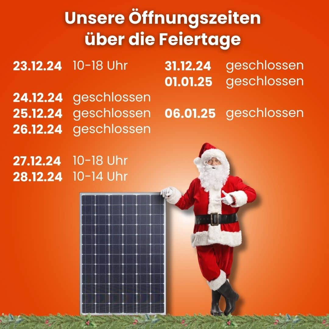 Unsere Öffnungszeiten zu Weihnachten Öffnungszeiten zwischen den Jahren