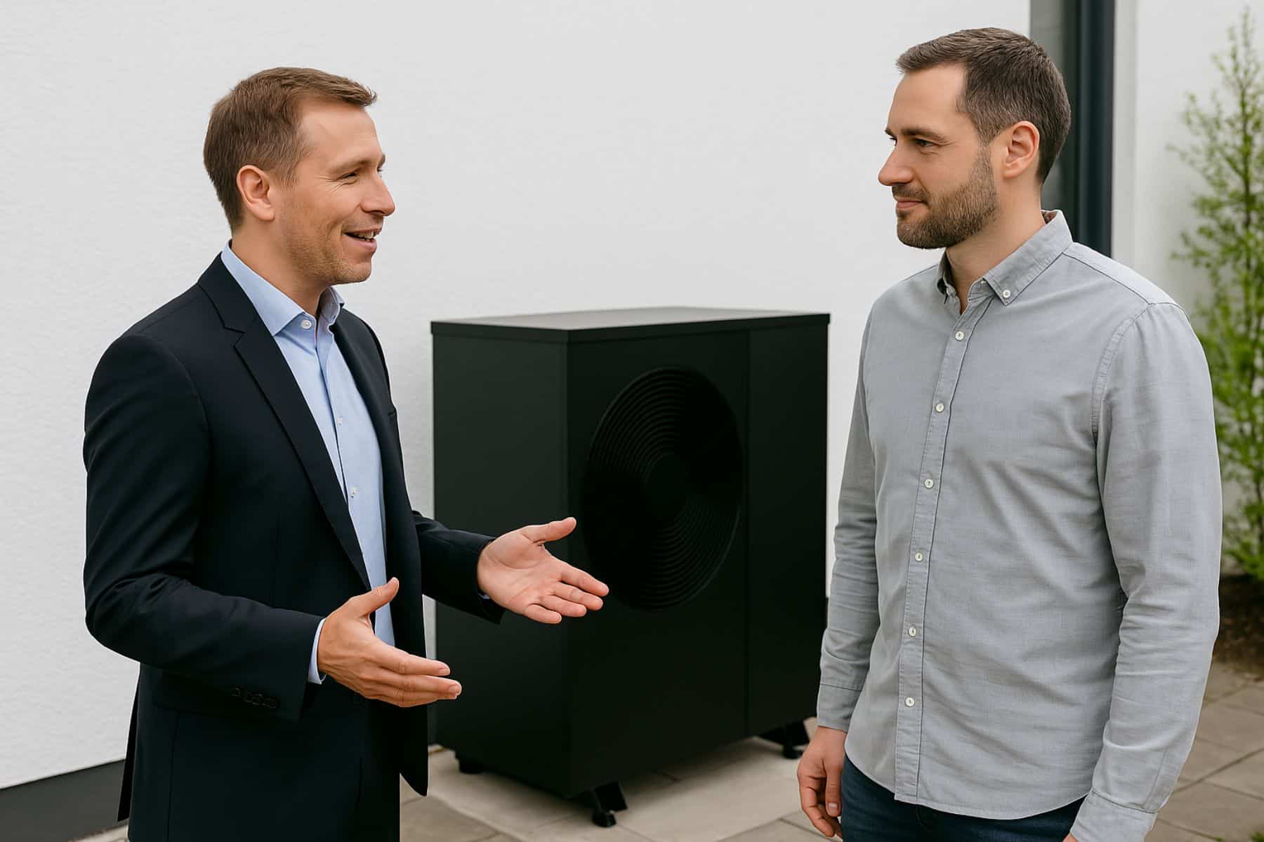 Fachberater für Wärmepumpen bei der Beratung