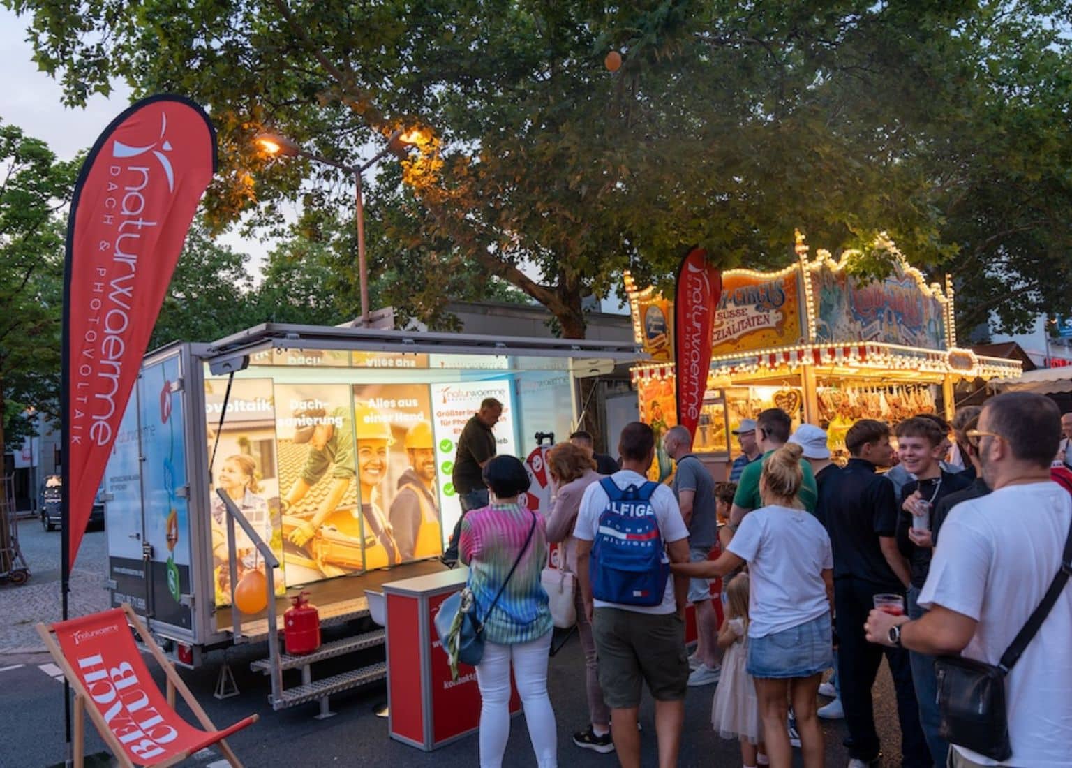 naturwaerme-Stand auf dem Stadtfest 2025